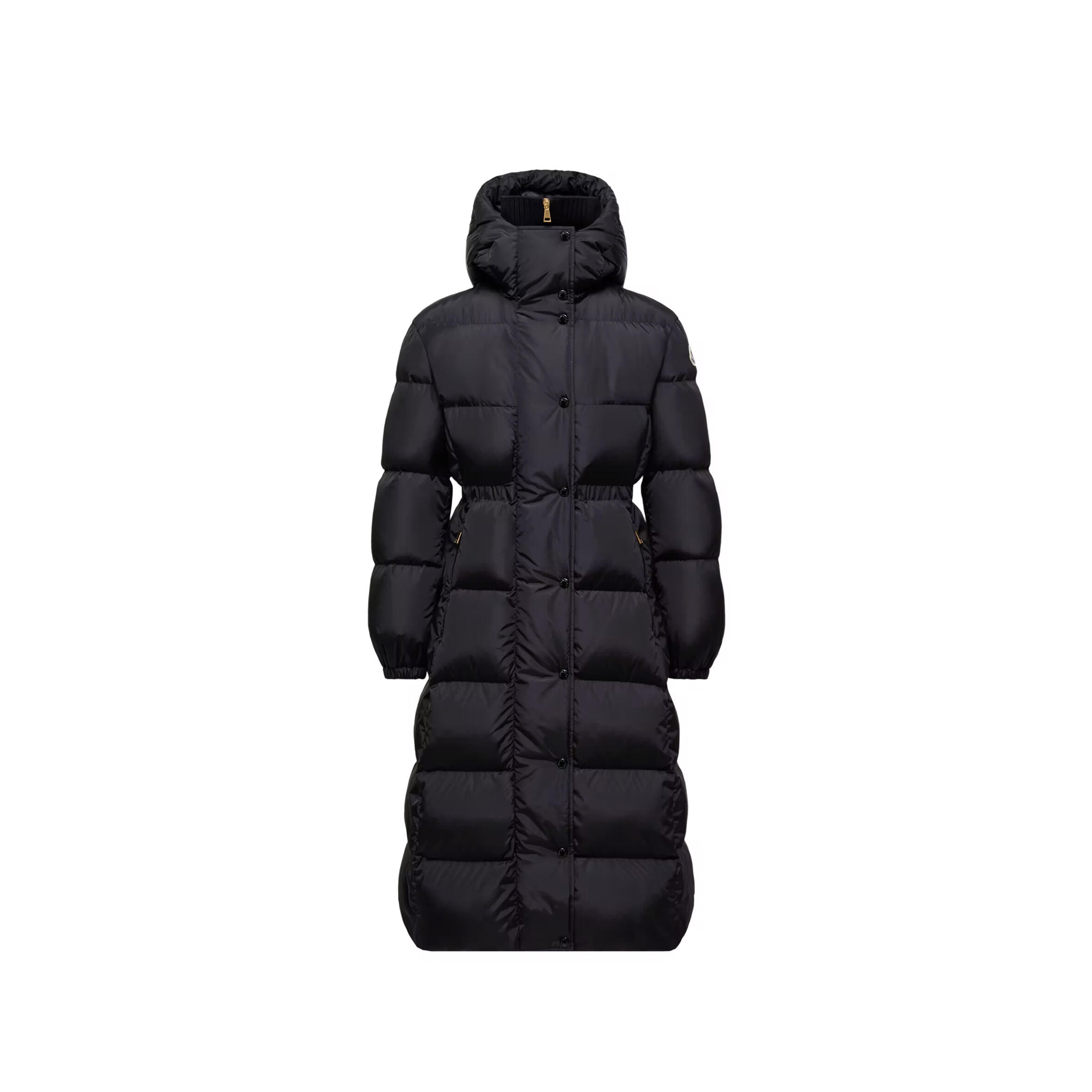 MONCLER CHAMER WOOL-TRIMMED HOODED LONG DOWN JACKET K20931C00022539ZD